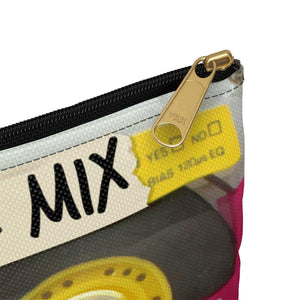 Clearly Old School Music Mixtape | Small Cosmetic Bag or Large Clutch-Bags-Swagtastic Gear