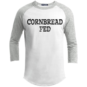 Cornbread Fed | ?? Sleeve Raglan Tee-T-Shirts-Swagtastic Gear