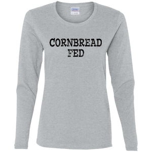Cornbread Fed | Long Sleeve Tee-Apparel-Swagtastic Gear