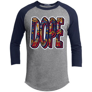 DOPE | ?? Sleeve Raglan Tee-T-Shirts-Swagtastic Gear