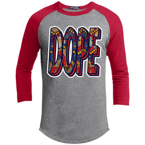 DOPE | ?? Sleeve Raglan Tee-T-Shirts-Swagtastic Gear