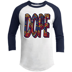 DOPE | ?? Sleeve Raglan Tee-T-Shirts-Swagtastic Gear