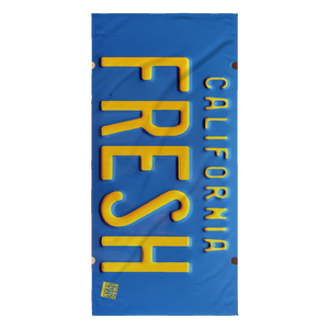 FRESH License Plate | Towel-Beach Towel-Swagtastic Gear