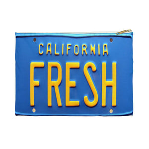 FRESH Prince License Plate | Small Cosmetic Bag or Large Clutch-Bags-Swagtastic Gear