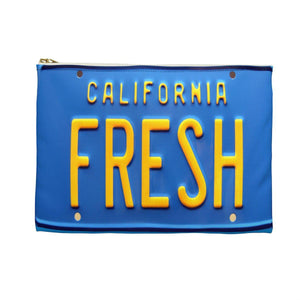 FRESH Prince License Plate | Small Cosmetic Bag or Large Clutch-Bags-Swagtastic Gear