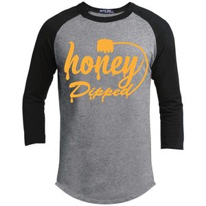 Honey Dipped | 3/4 Sleeve Raglan Tee-Apparel-Swagtastic Gear