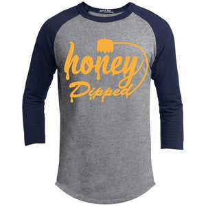 Honey Dipped | 3/4 Sleeve Raglan Tee-Apparel-Swagtastic Gear