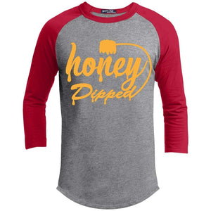 Honey Dipped | 3/4 Sleeve Raglan Tee-Apparel-Swagtastic Gear