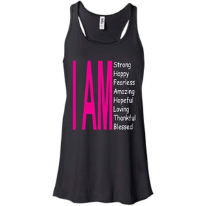 I Am: Strong, Happy, and Amazing | Tank-Apparel-Swagtastic Gear