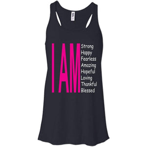 I Am: Strong, Happy, and Amazing | Tank-Apparel-Swagtastic Gear