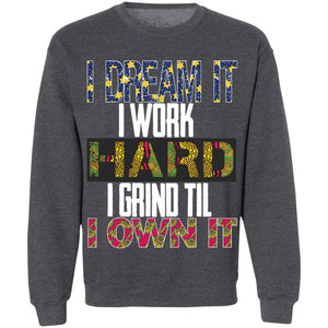 I DREAM IT Ankara Style | Sweatshirt or Hoodie-Apparel-Swagtastic Gear