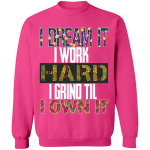 I DREAM IT Ankara Style | Sweatshirt or Hoodie-Apparel-Swagtastic Gear