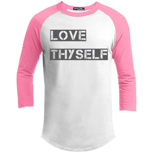 Love Thyself | ?? Sleeve Raglan Tee-T-Shirts-Swagtastic Gear