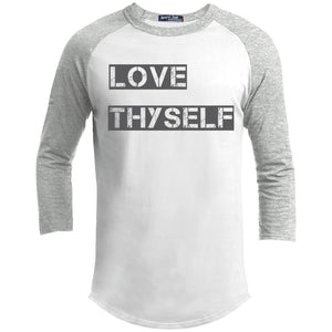 Love Thyself | ?? Sleeve Raglan Tee-T-Shirts-Swagtastic Gear