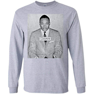 Martin Luther King MLK Mugshot | Long Sleeve Tee-Apparel-Swagtastic Gear