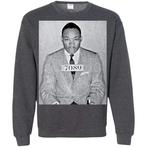 Martin Luther King MLK Mugshot | Sweatshirt or Hoodie-Apparel-Swagtastic Gear