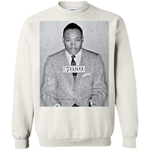 Martin Luther King MLK Mugshot | Sweatshirt or Hoodie-Apparel-Swagtastic Gear