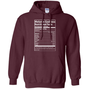 Melanin Goddess Nutritional Facts | Sweatshirt or Hoodie-Apparel-Swagtastic Gear