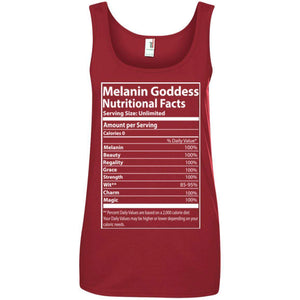 Melanin Goddess Nutritional Facts | Tank-Apparel-Swagtastic Gear