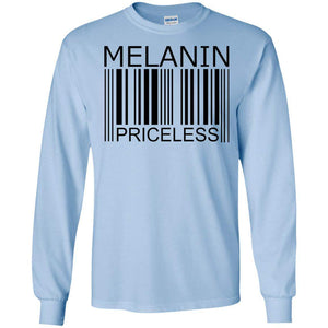 MELANIN: Priceless | Long Sleeve Tee-Apparel-Swagtastic Gear