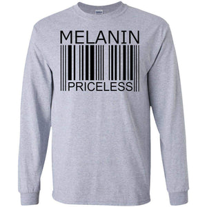 MELANIN: Priceless | Long Sleeve Tee-Apparel-Swagtastic Gear