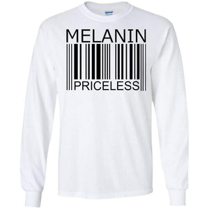 MELANIN: Priceless | Long Sleeve Tee-Apparel-Swagtastic Gear