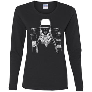 Middle Fingers Up- Beyonce | Long Sleeve Tee-Apparel-Swagtastic Gear