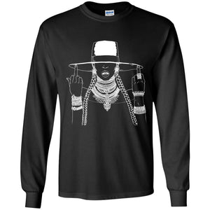 Middle Fingers Up- Beyonce | Long Sleeve Tee-Apparel-Swagtastic Gear