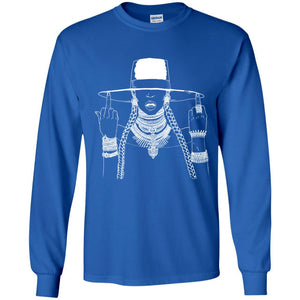 Middle Fingers Up- Beyonce | Long Sleeve Tee-Apparel-Swagtastic Gear