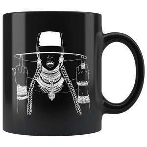 Middle Fingers Up -Beyonce | Mug-Drinkware-Swagtastic Gear