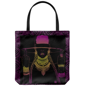 Middle Fingers Up -Beyonce | Tote-Tote Bags-Swagtastic Gear