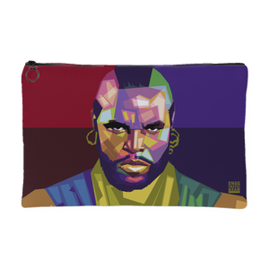 Mr T. - I Pity the Fool Mosaic | Small Cosmetic Bag or Large Clutch-Accessory Pouches-Swagtastic Gear