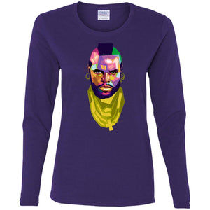 Mr. T - I Pity the Fool Mosiac | Long Sleeve Tee-Apparel-Swagtastic Gear