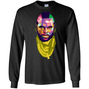 Mr. T - I Pity the Fool Mosiac | Long Sleeve Tee-Apparel-Swagtastic Gear