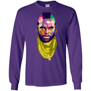 Mr. T - I Pity the Fool Mosiac | Long Sleeve Tee-Apparel-Swagtastic Gear