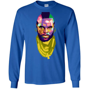 Mr. T - I Pity the Fool Mosiac | Long Sleeve Tee-Apparel-Swagtastic Gear