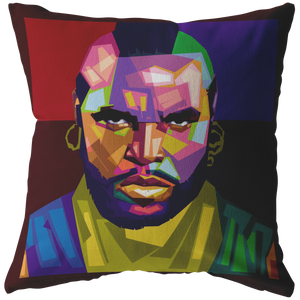 Mr T.- Pity the Fool Mosaic | Pillow (Insert included!)-Pillows Multi-Swagtastic Gear