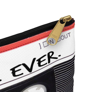 Ol Skool Music Mixtape | Small Cosmetic Bag or Large Clutch-Bags-Swagtastic Gear