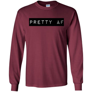 PRETTY AF | Long Sleeve Tee-Apparel-Swagtastic Gear