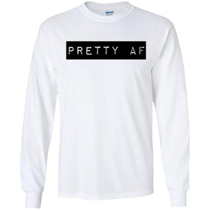 PRETTY AF | Long Sleeve Tee-Apparel-Swagtastic Gear