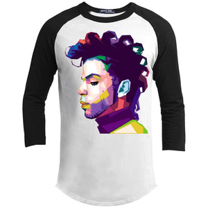 Prince Mosaic | ?? Sleeve Raglan Tee-T-Shirts-Swagtastic Gear