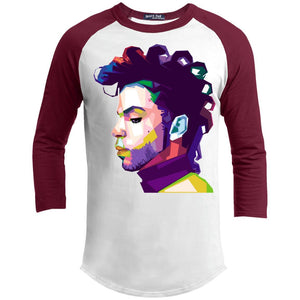 Prince Mosaic | ?? Sleeve Raglan Tee-T-Shirts-Swagtastic Gear