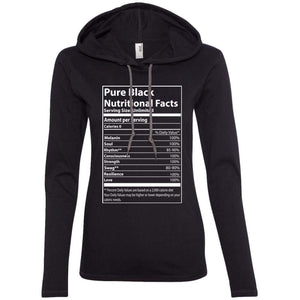 Pure Black Nutritional Facts | T-shirt Hoodie-Apparel-Swagtastic Gear