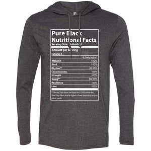 Pure Black Nutritional Facts | T-shirt Hoodie-Apparel-Swagtastic Gear