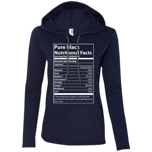 Pure Black Nutritional Facts | T-shirt Hoodie-Apparel-Swagtastic Gear