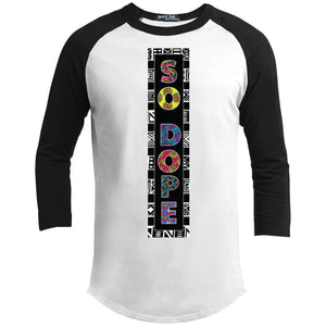 SO DOPE | ?? Sleeve Raglan Tee-T-Shirts-Swagtastic Gear