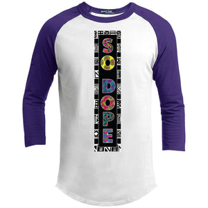 SO DOPE | ?? Sleeve Raglan Tee-T-Shirts-Swagtastic Gear