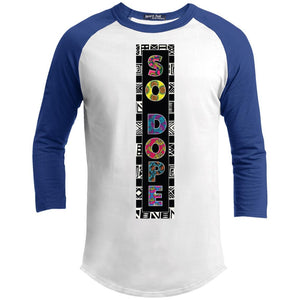 SO DOPE | ?? Sleeve Raglan Tee-T-Shirts-Swagtastic Gear