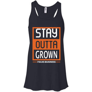 Stay Outta Grown Folks Business | Tank-Apparel-Swagtastic Gear