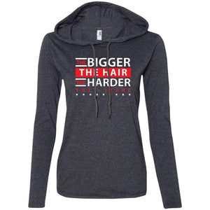 The BIGGER the Hair, The HARDER They Stare | T-shirt Hoodie-Apparel-Swagtastic Gear